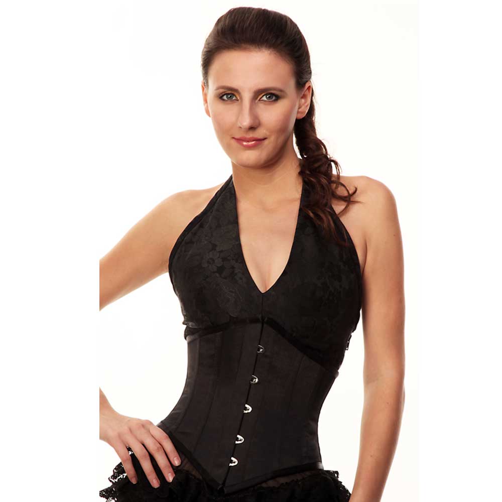 Attitude Corsets - Ebba Underbust korset - Zwart